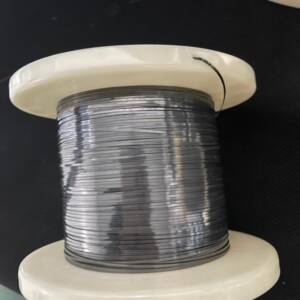 Black Oxidized Nickel Titanium Strip 0.23x4.1mm for Precision Metalwork Applications