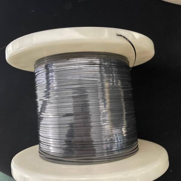 Black Oxidized Nickel Titanium Strip 0.23x4.1mm for Precision Metalwork Applications