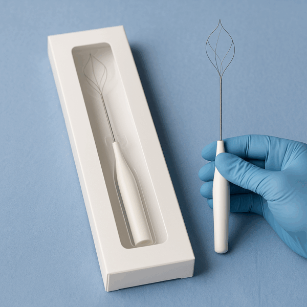 Superelastic 4 wire nitinol basket stent for bile duct treatment