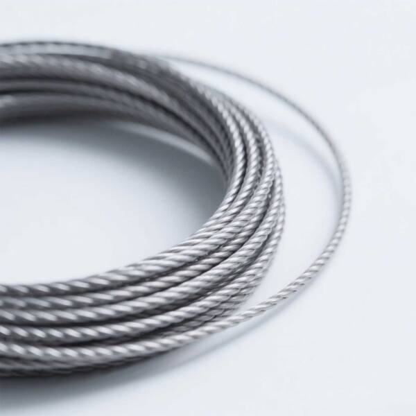 Nitinol wire rope for medical and aerospace engineering