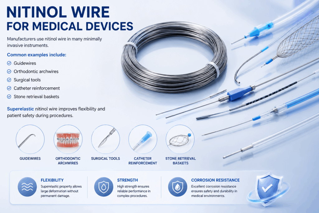 Nitinol Wire for Medical Devices